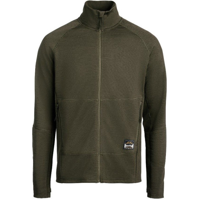Lundhags Tived Merino Full Zip M, Mittelschicht, grün