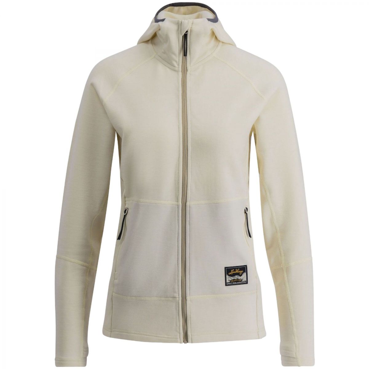 Lundhags Tived Merino Hoodie, Midlayer, Damen, Weiß — 2