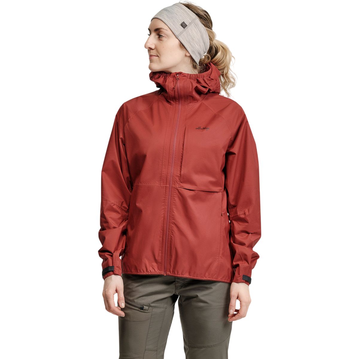 Lundhags Tived Waterproof Jacket, Regenjacke, Damen, Rot — 2