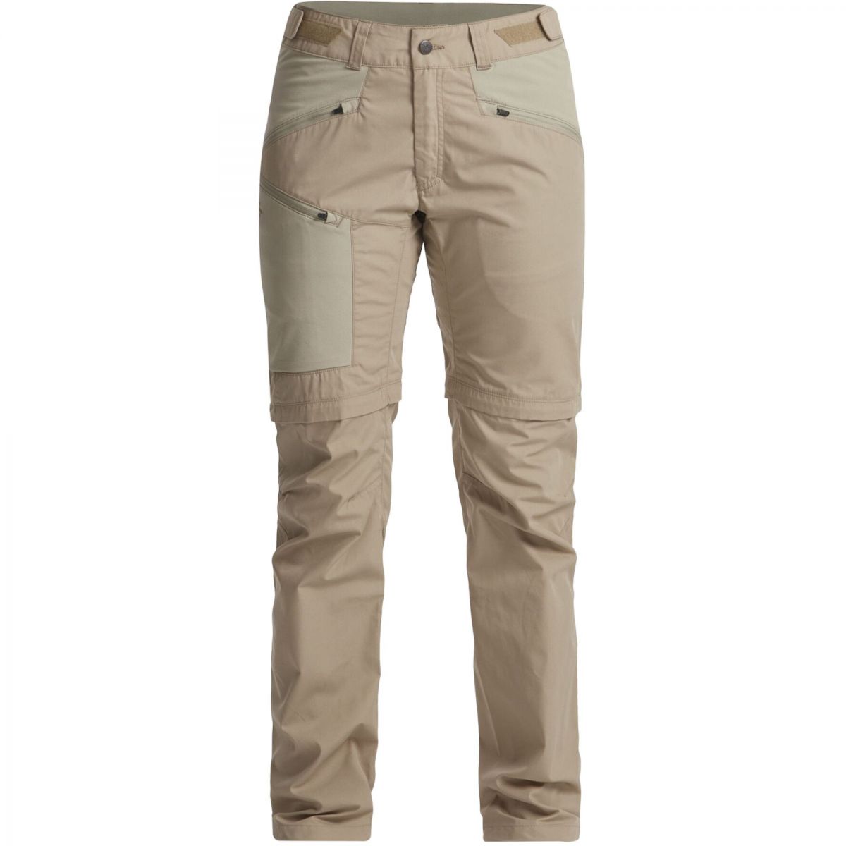Lundhags Tived Zip-off Pant, Wanderhose, Damen, Beige — 2
