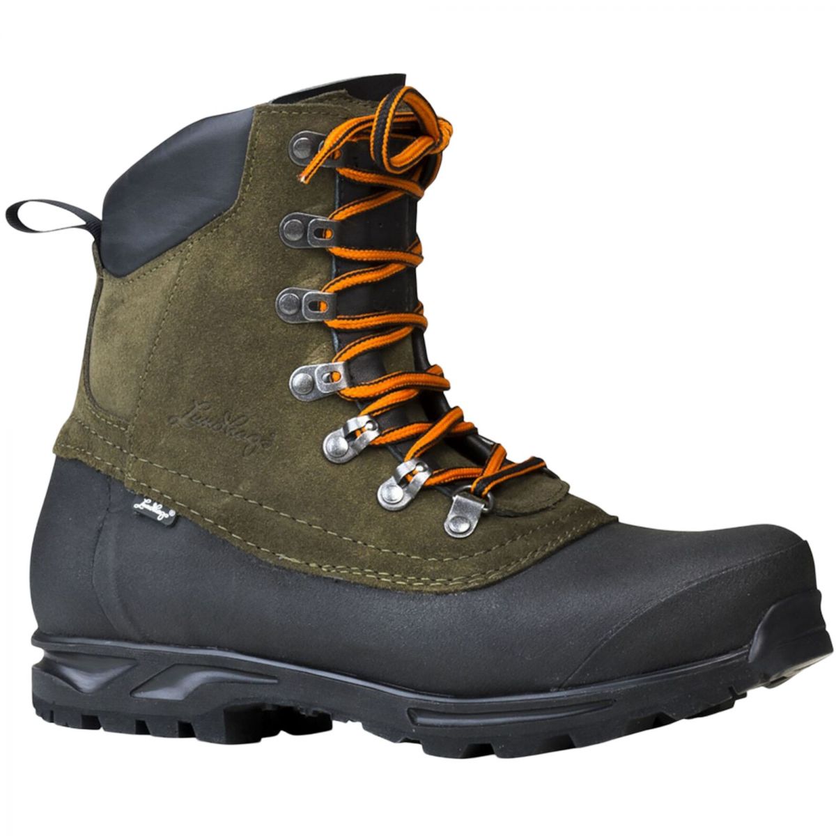 Lundhags Tjakke Mid, Wanderstiefel, grün/schwarz — 2