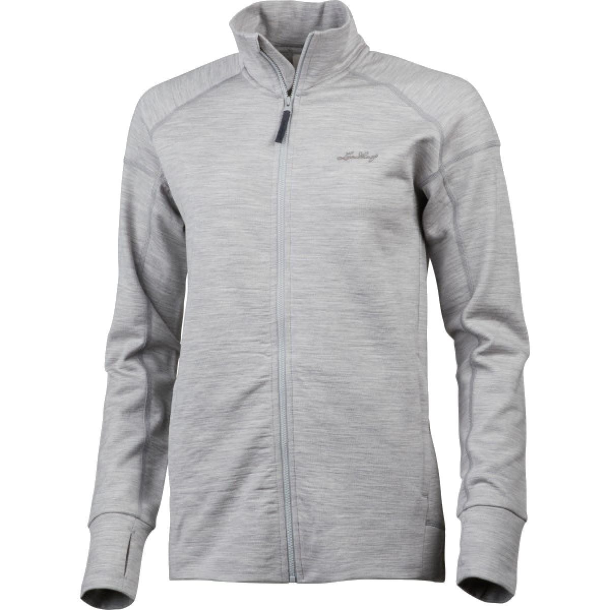 Lundhags Ullto Merino Ws Full Zip, Zwischenschicht, Damen, grau