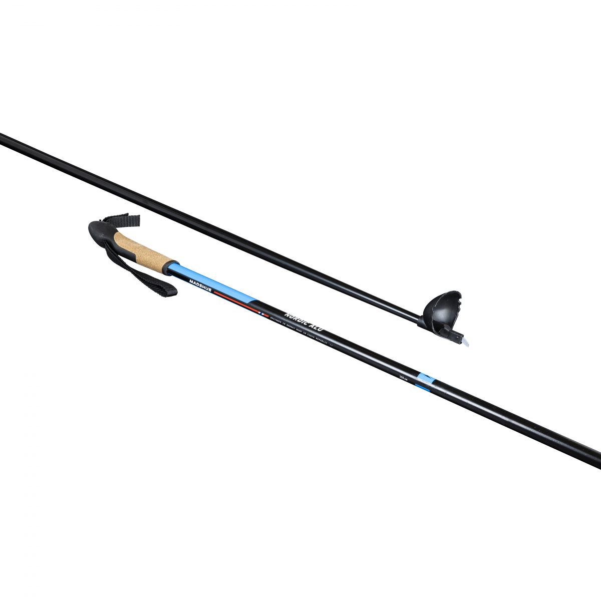 Madshus Nordic Alu, Langlaufstöcke, schwarz — 2