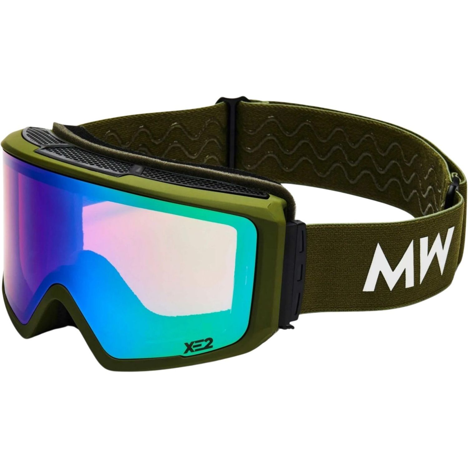 MessyWeekend Flip XE2, Skibrille, grün