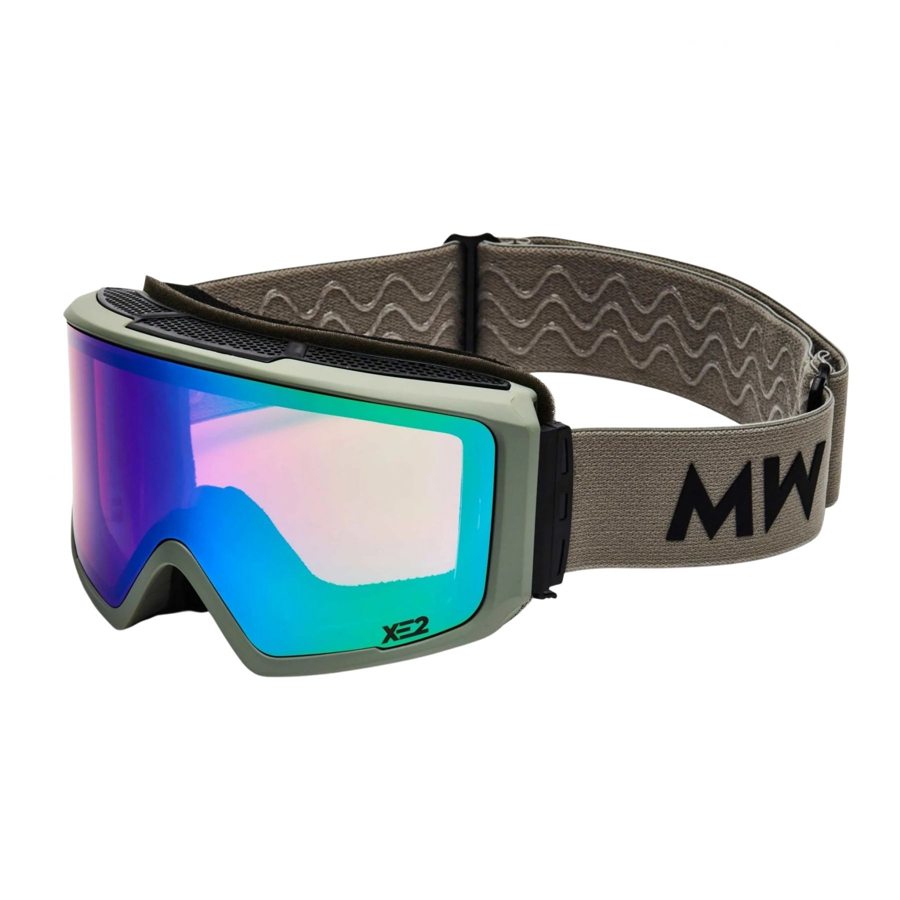 MessyWeekend Flip XE2, Skibrille, hellgrau