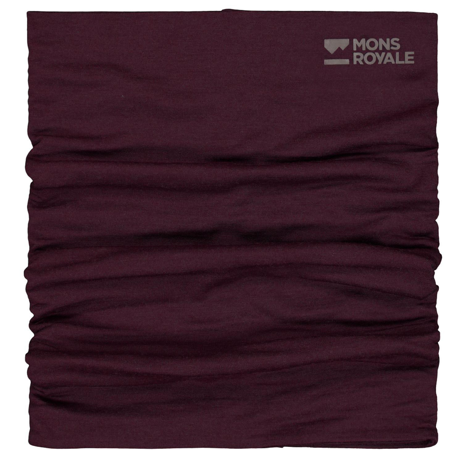 Mons Royale Double Up Merino Neckwarmer, Schlauchschal, Feige