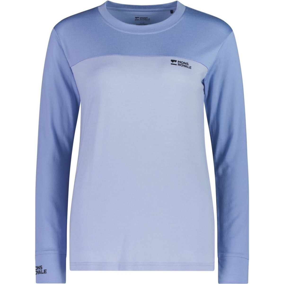 Mons Royale Yotei Merino Long Sleeve, Skiunterhemd, Damen, blau — 2