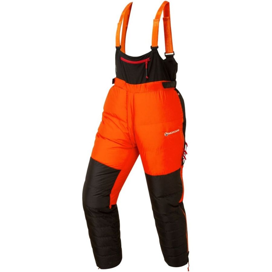 Montane Apex 8000 Down Salopettes, Daunenhose, unisex, orange