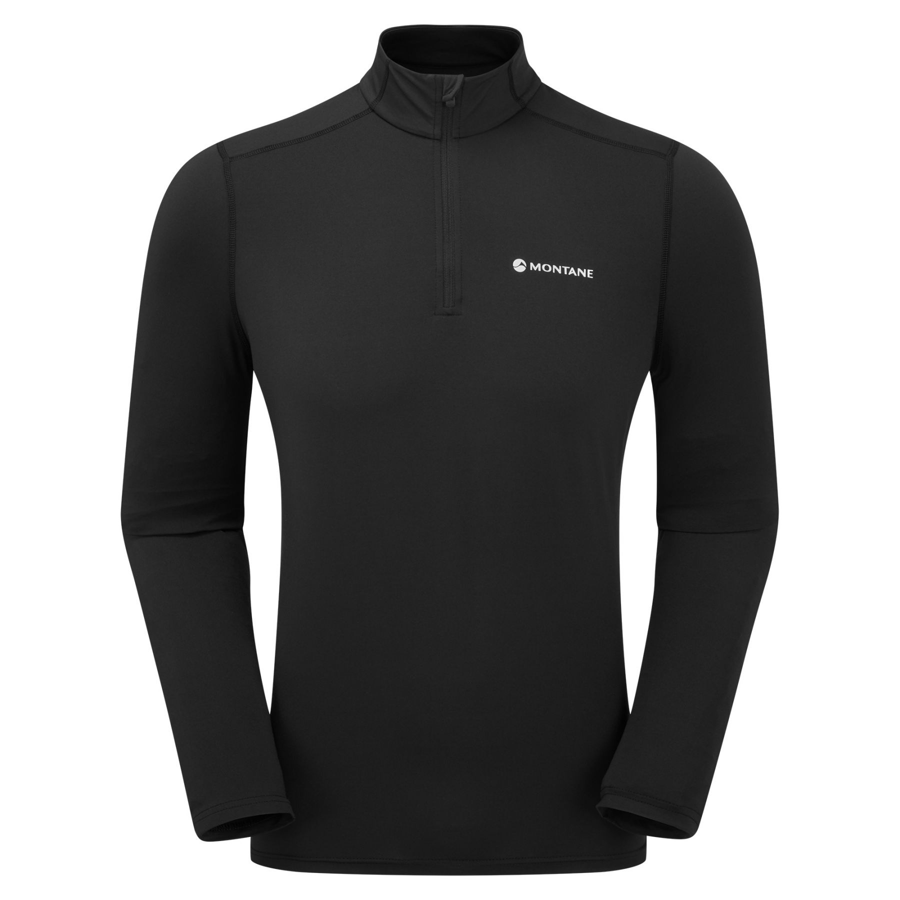 Montane Dart Xt Zip Neck, Herren, schwarz