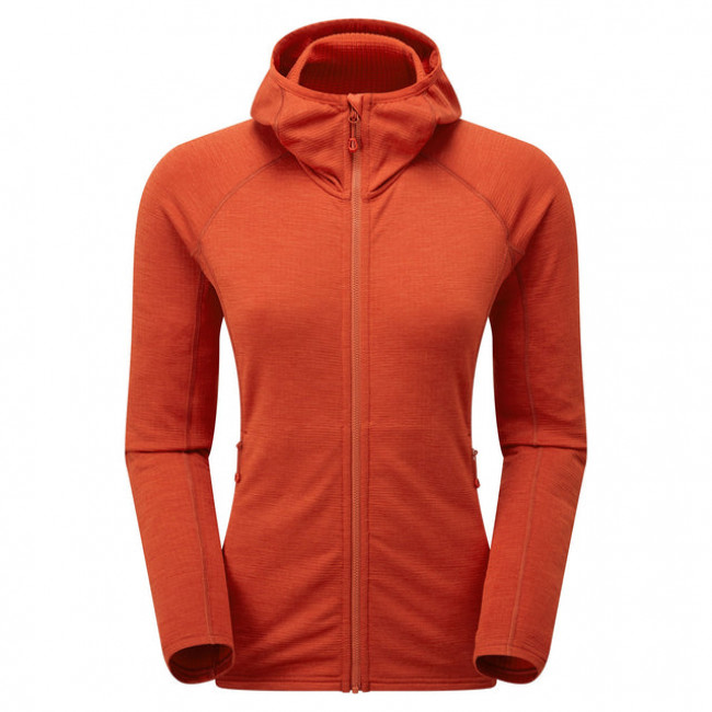 Montane F Protium Hoodie, Fleecejacke, Damen, rot