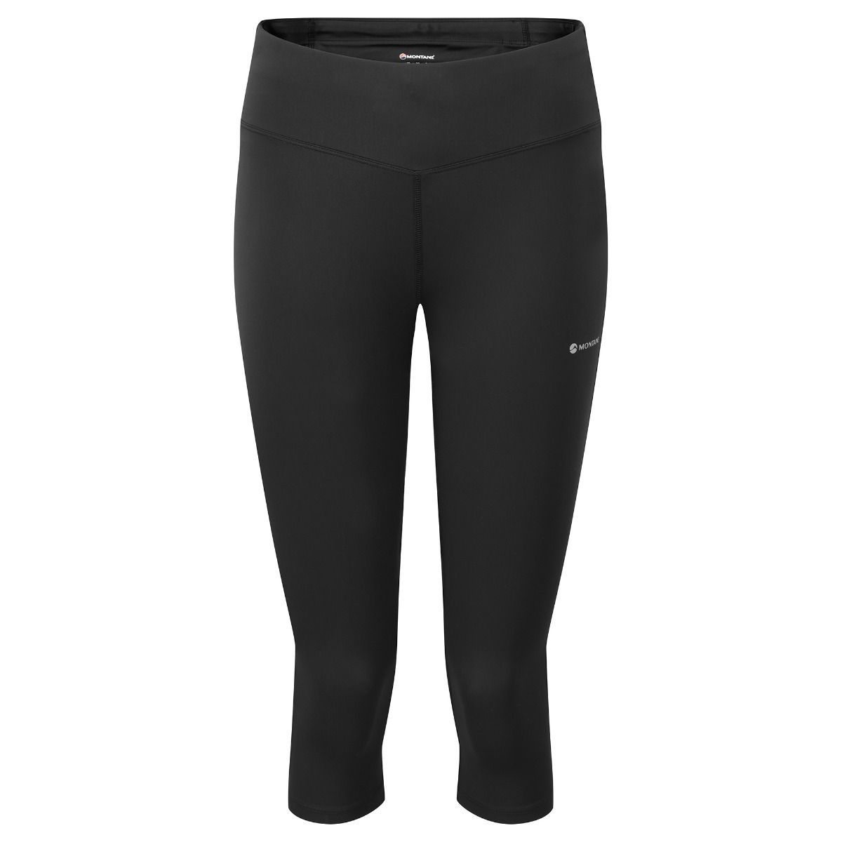 Montane F Sstream 3/4 Trail Tights-Reg Leg, Damen, Schwarz