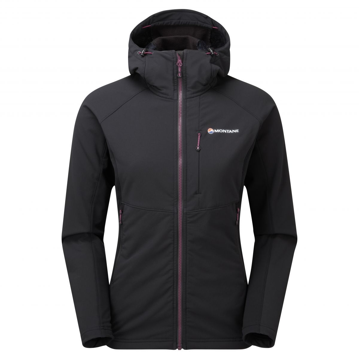 Montane Fem Krypton Hoodie, Softshelljacke, Damen, schwarz — 2