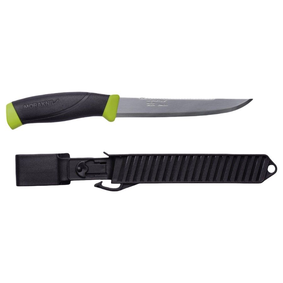 Morakniv Companion Fishing Scaler 150 (S), Filetiermesser, hellgrün