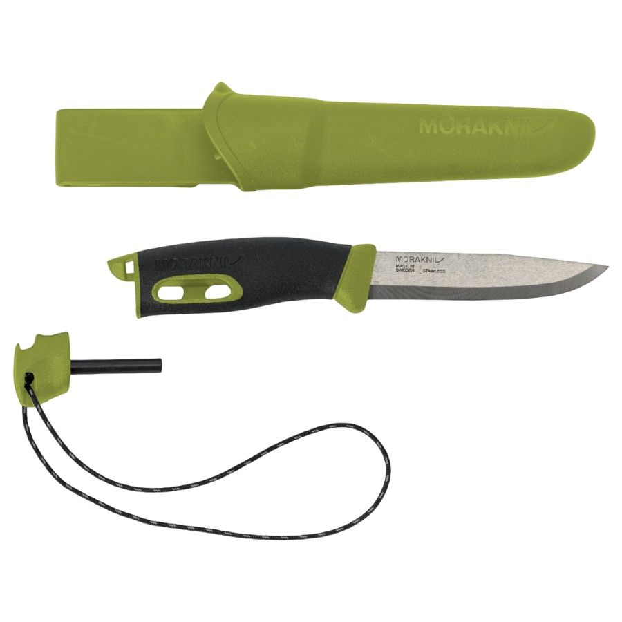 Morakniv Companion Spark (S), Mehrzweckmesser, grün