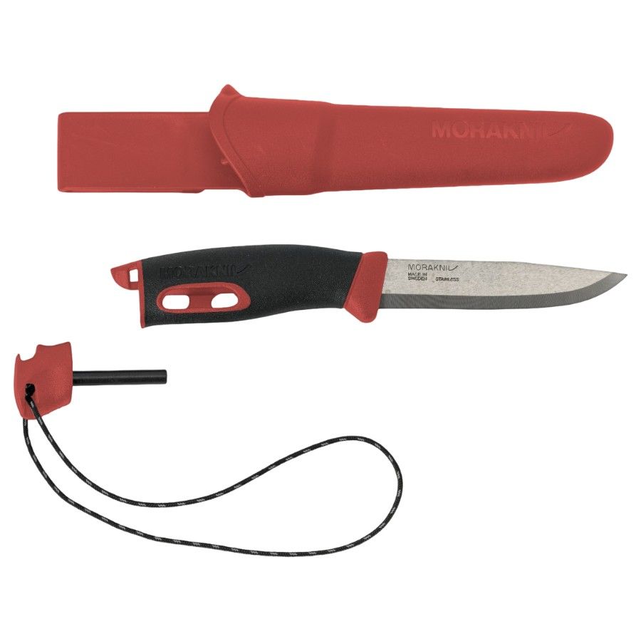 Morakniv Companion Spark (S), Mehrzweckmesser, rot