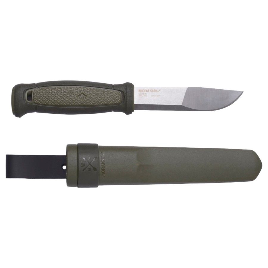 Morakniv Kansbol Mit Polymerhülle (S), Outdoor-Messer, grün