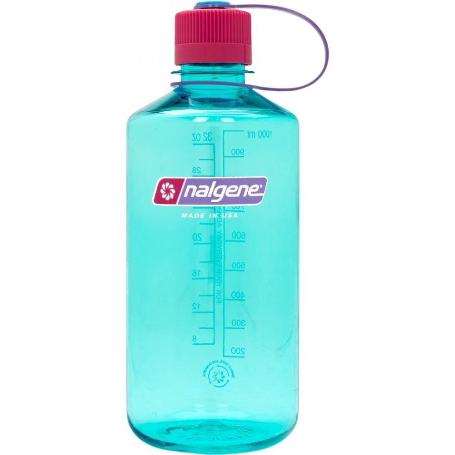 Nalgene narrow mouth sustain, Trinkflasche, 1000 ml, türkis