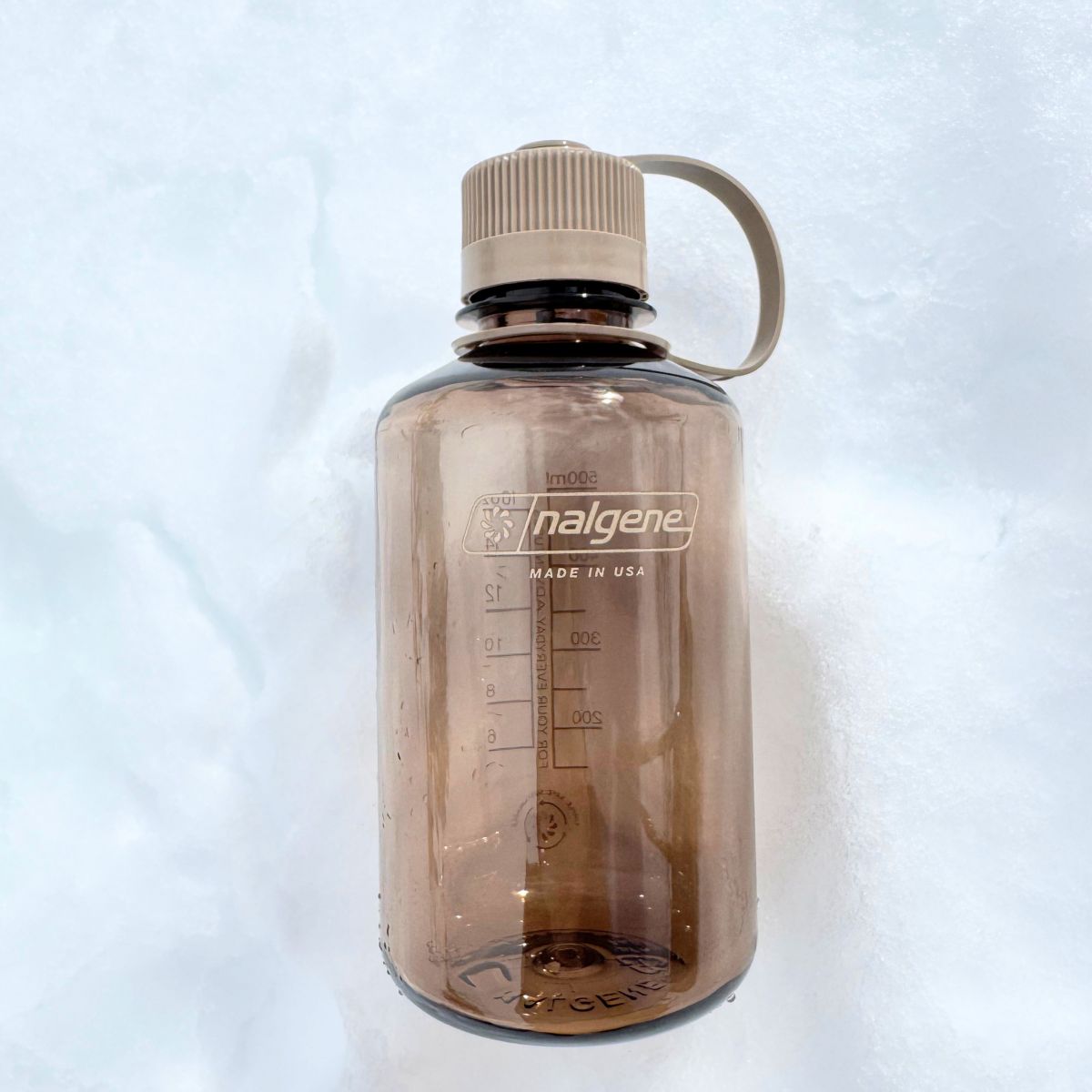 Nalgene narrow mouth sustain, Trinkflasche, 500 ml, mokka — 2