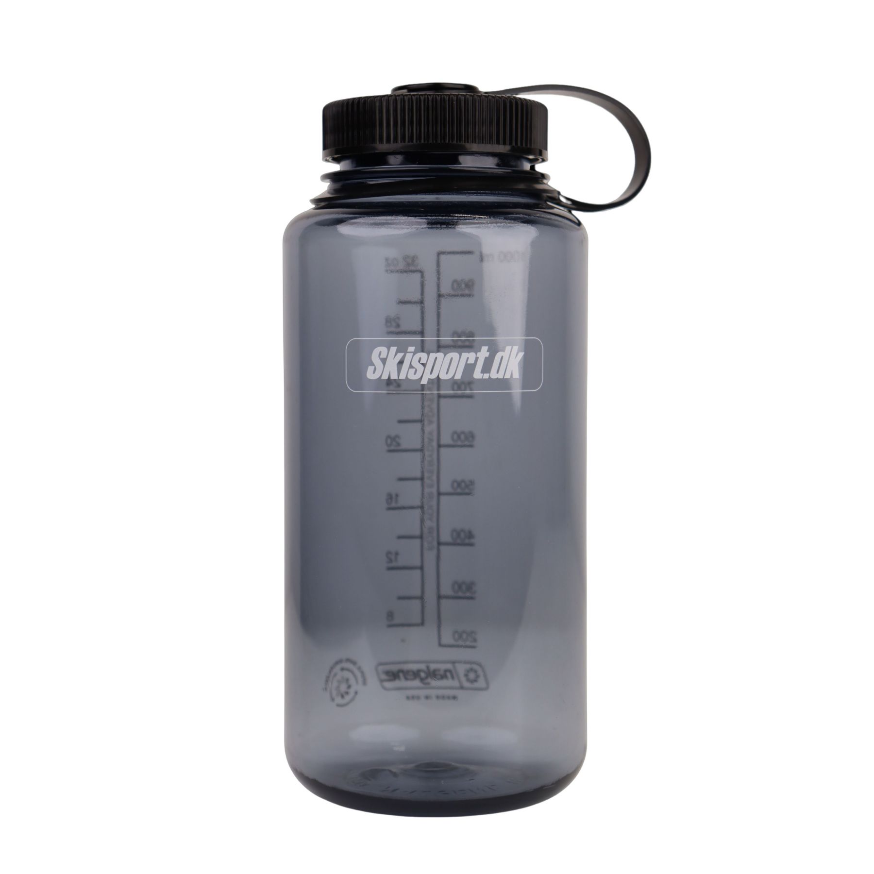 Nalgene wide mouth sustain, drikkedunk, 1000 ml, Skisport.dk, grå