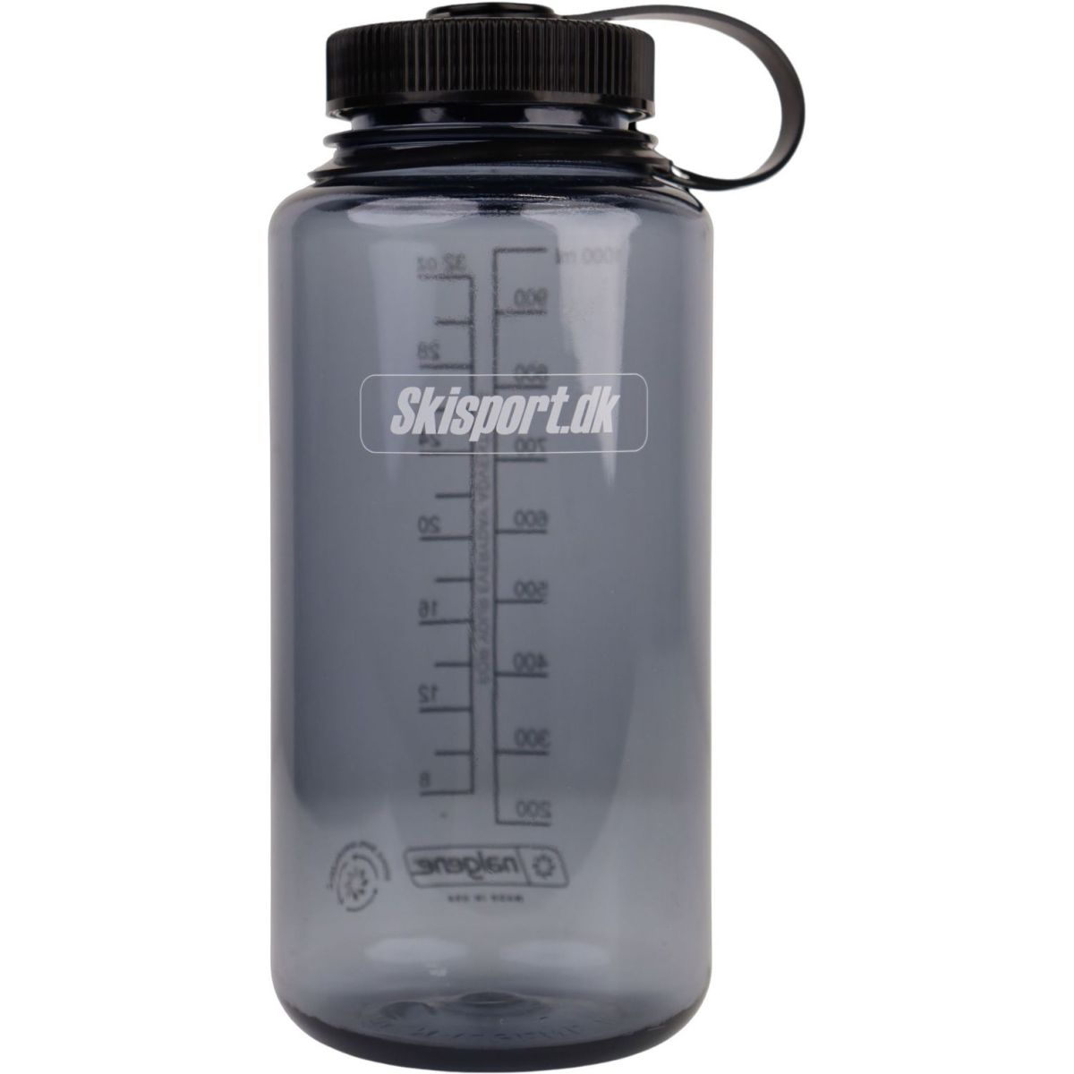 Nalgene wide mouth sustain, drikkedunk, 1000 ml, Skisport.dk, grå — 2