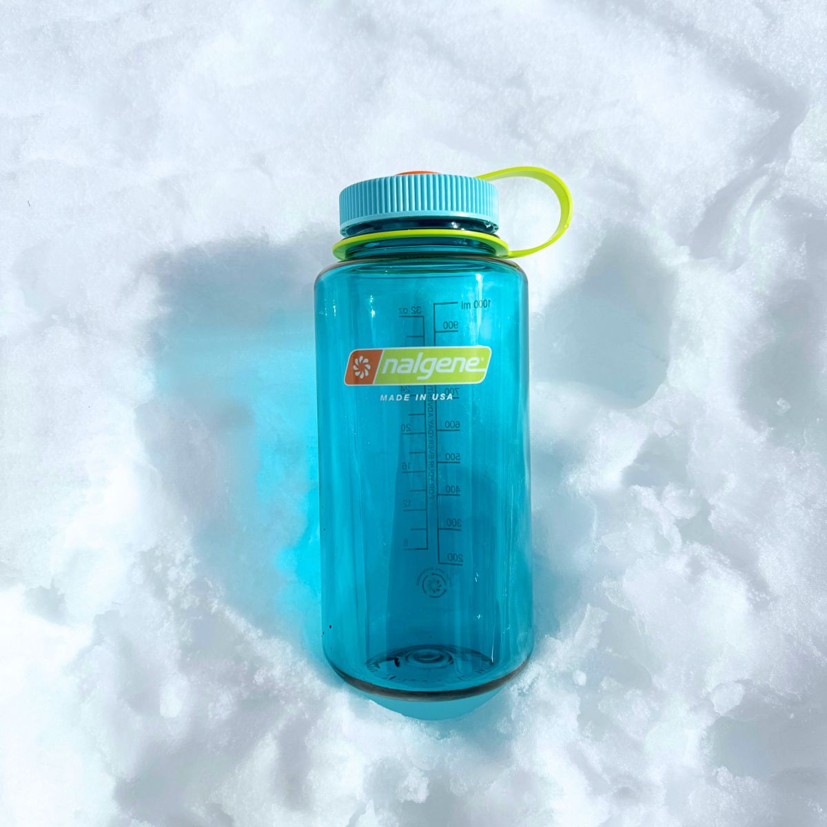 Nalgene wide mouth sustain, Trinkflasche, 1000ml, blau — 2