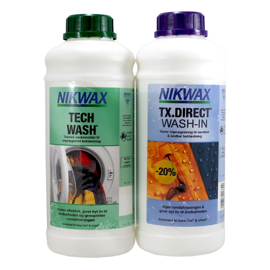 Nikwax Doppelpack, Tech Wash   TX-Direct, 2x1000 ml