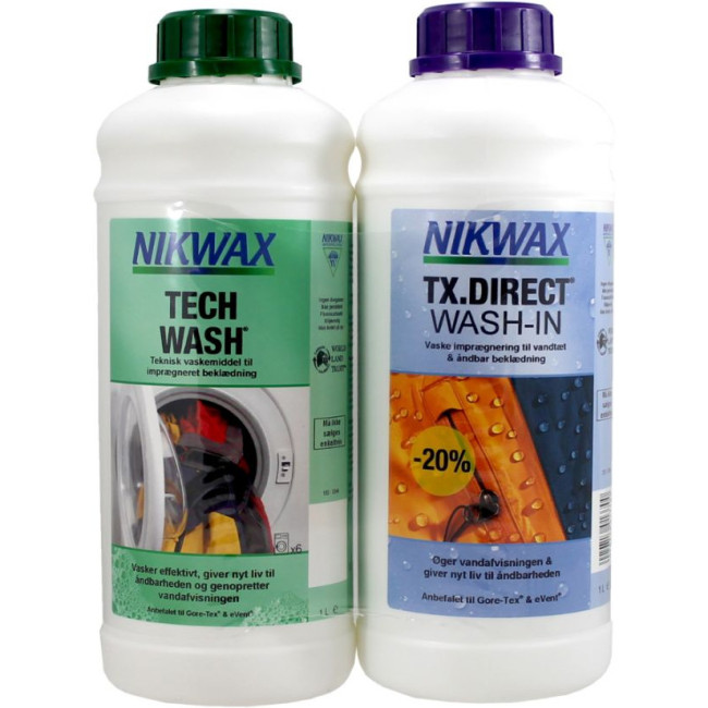 Nikwax Doppelpack, Tech Wash + TX-Direct, 2x1000 ml