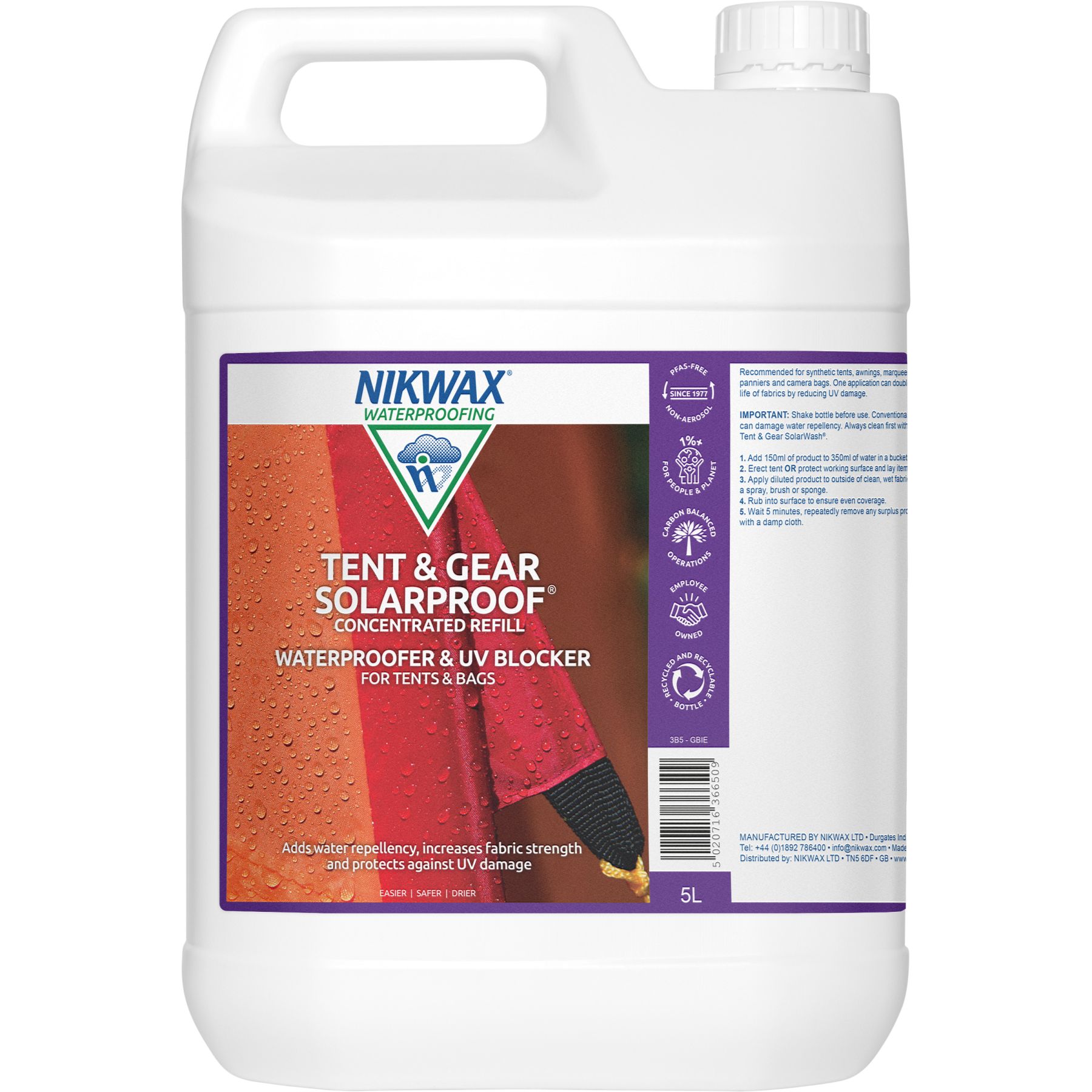 Nikwax Solar Proof Concentrate, 5L
