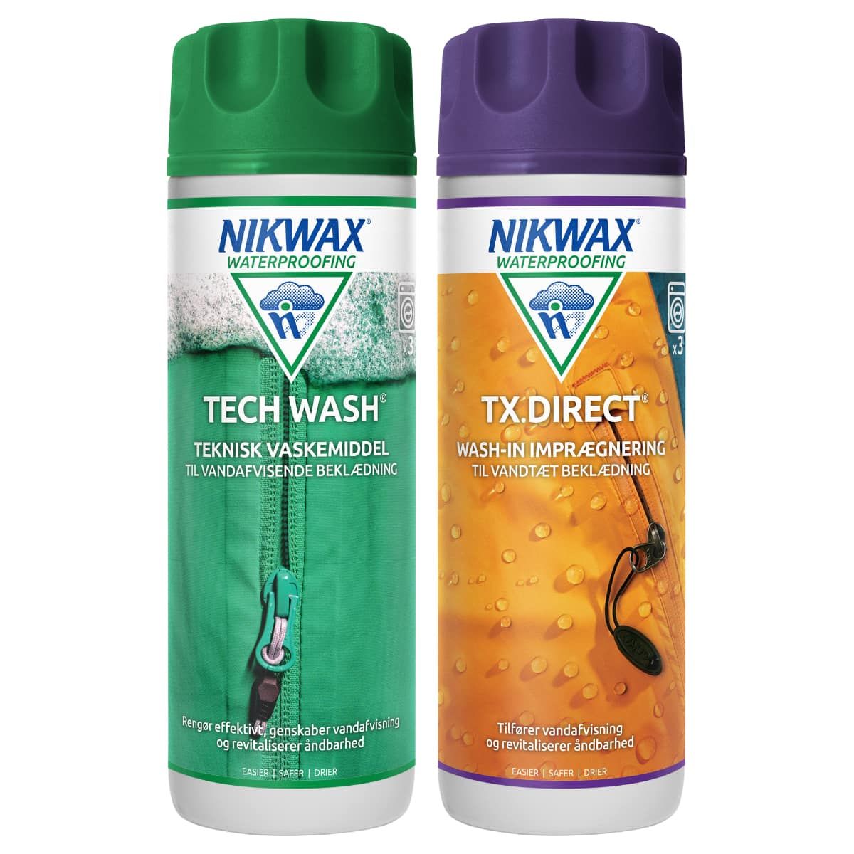 Nikwax Tech Wash   TX Direct Wash-In, 2x300ml