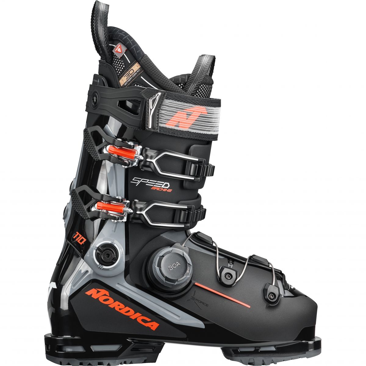 Nordica Speedmachine 3 BOA 110 GW, Skischuhe, Herren, schwarz — 2