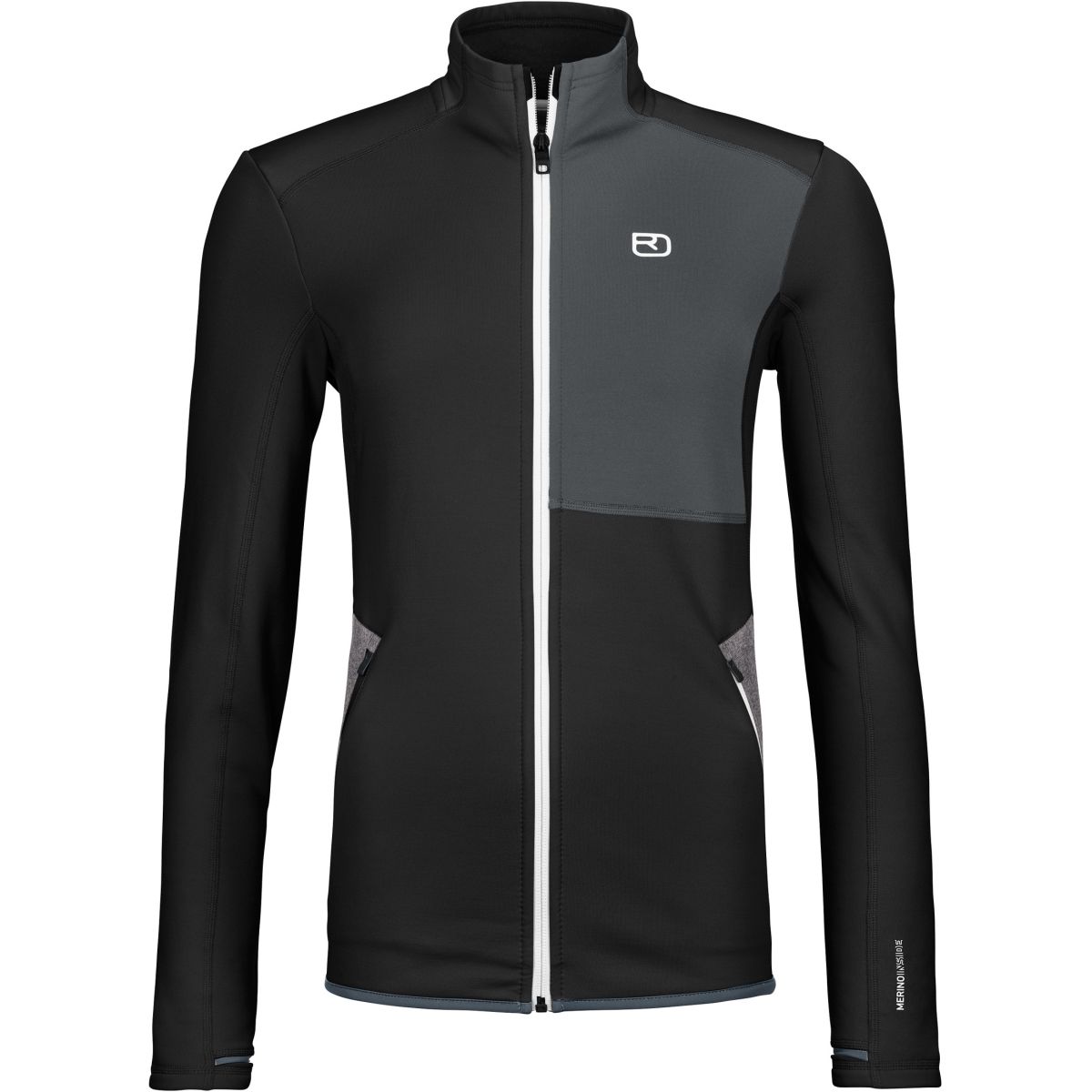 Ortovox Fleece Jacket, Damen, schwarz — 2