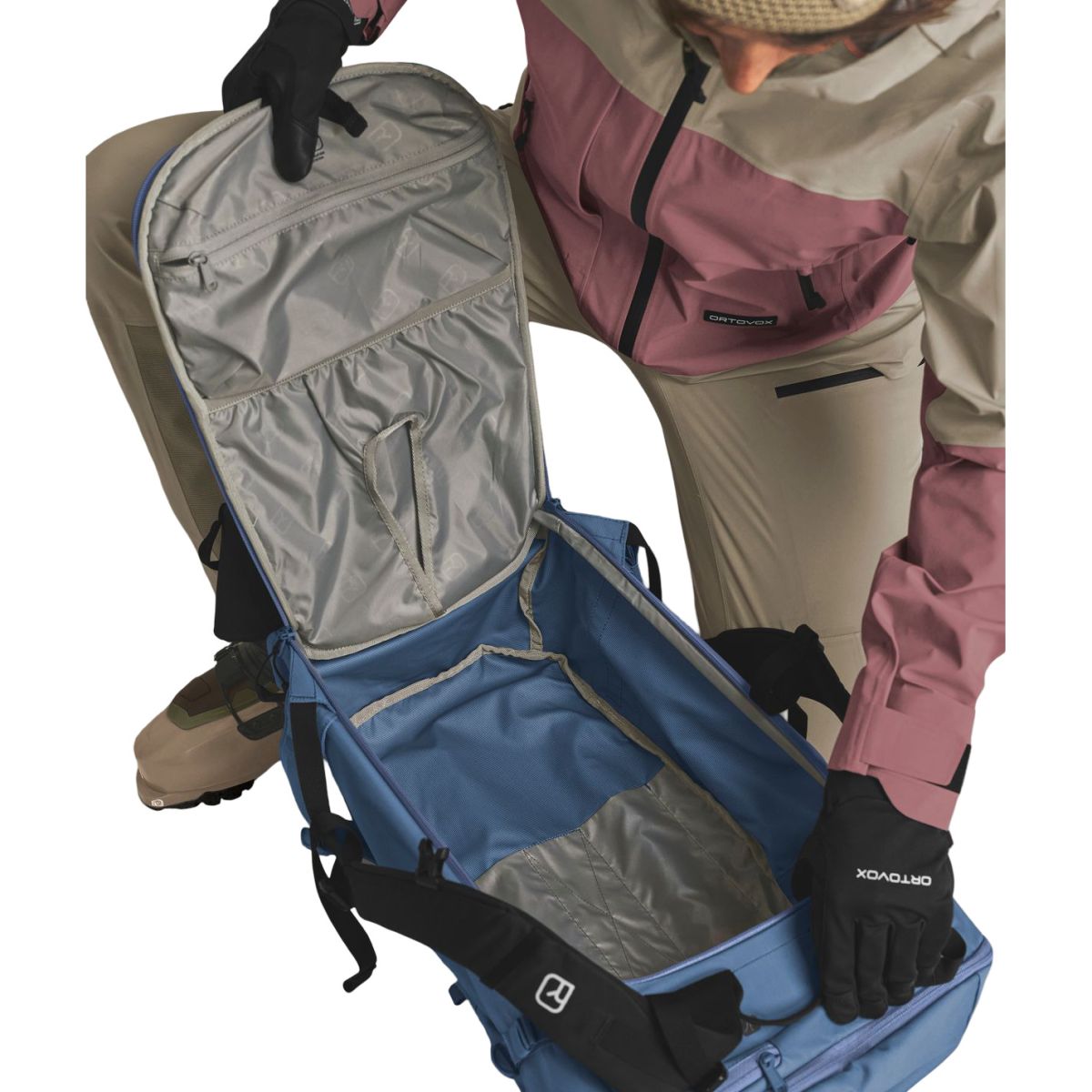 Ortovox Haute Route 38L S, Skitourenrucksack, blau — 2