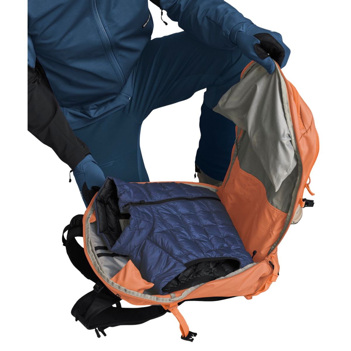 Ortovox Venet Tour 30L, Skitourenrucksack, orange — 2