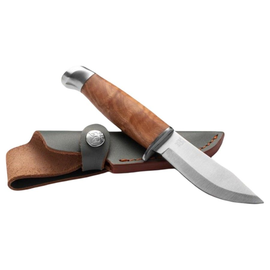 Oyo Geilo Junior Knife W/ Lederscheide, Jagdmesser, braun