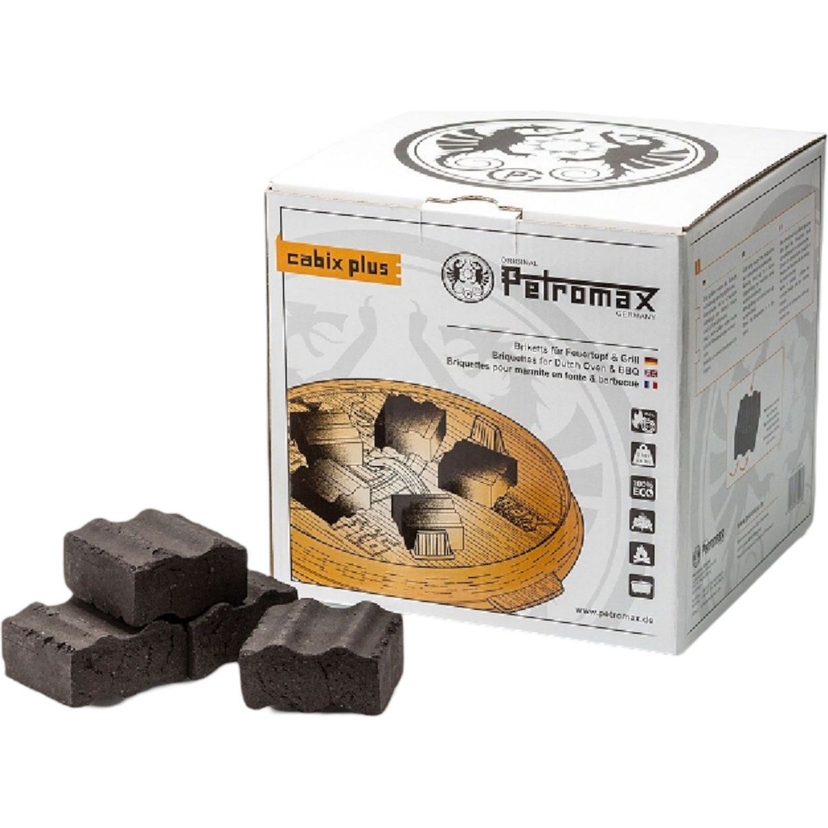 Petromax Cabix Plus Briketter, Briketts, schwarz — 2