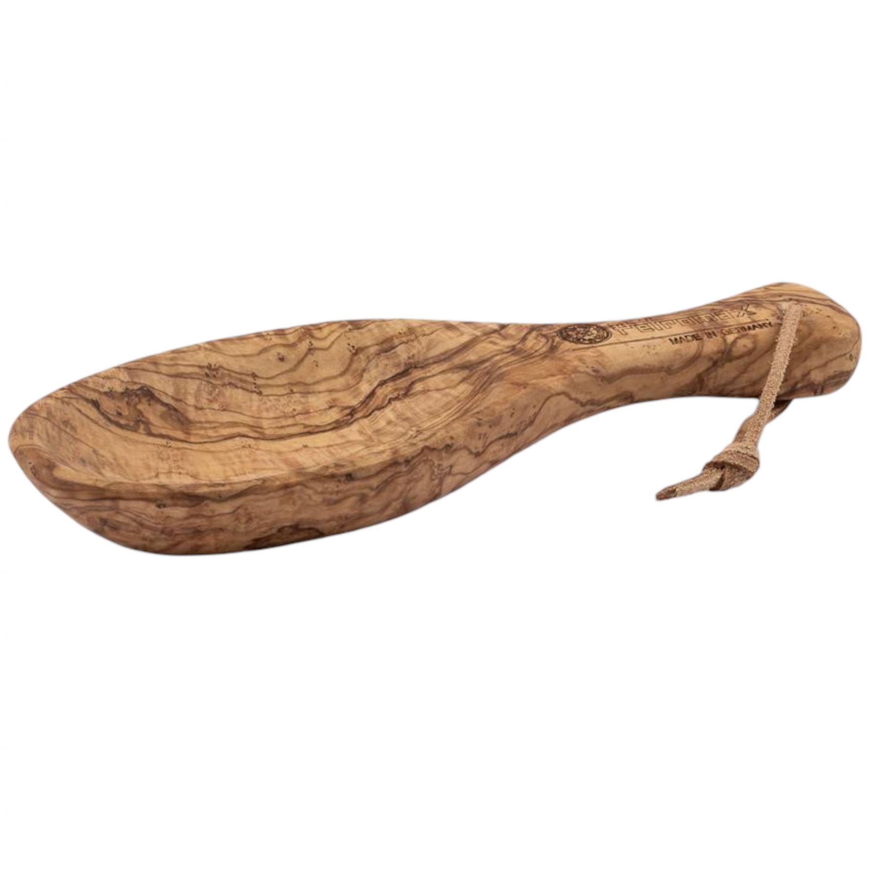 Petromax Flat Bowl 23 cm Olive Wood, Löffel