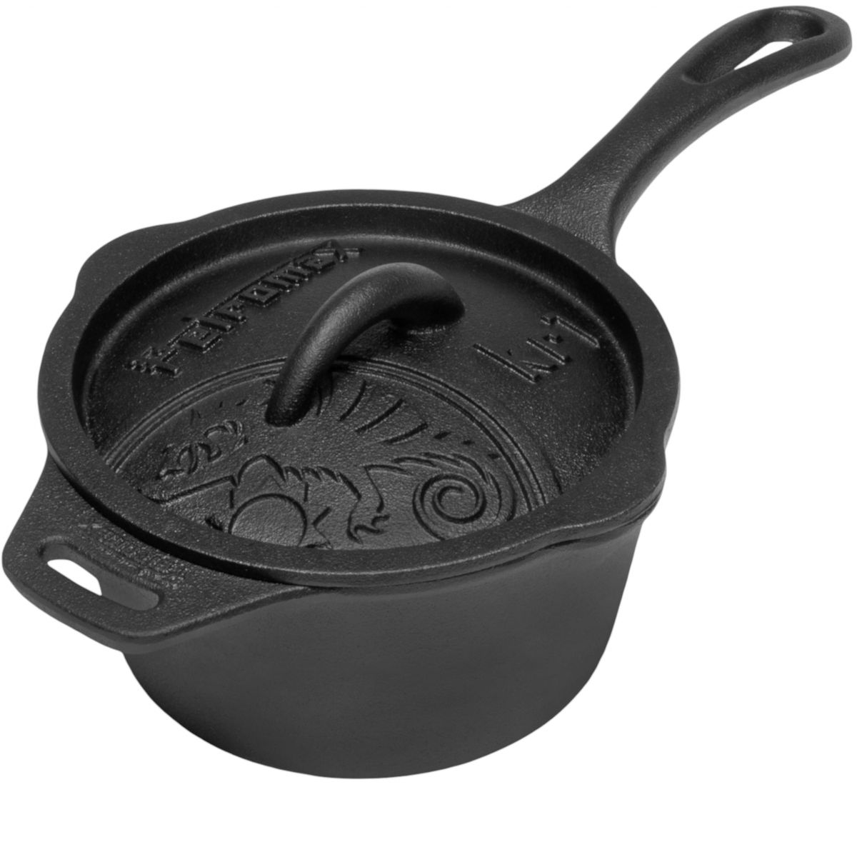 Petromax KR1 Cast-iron saucepan, Kochtopf, schwarz — 2