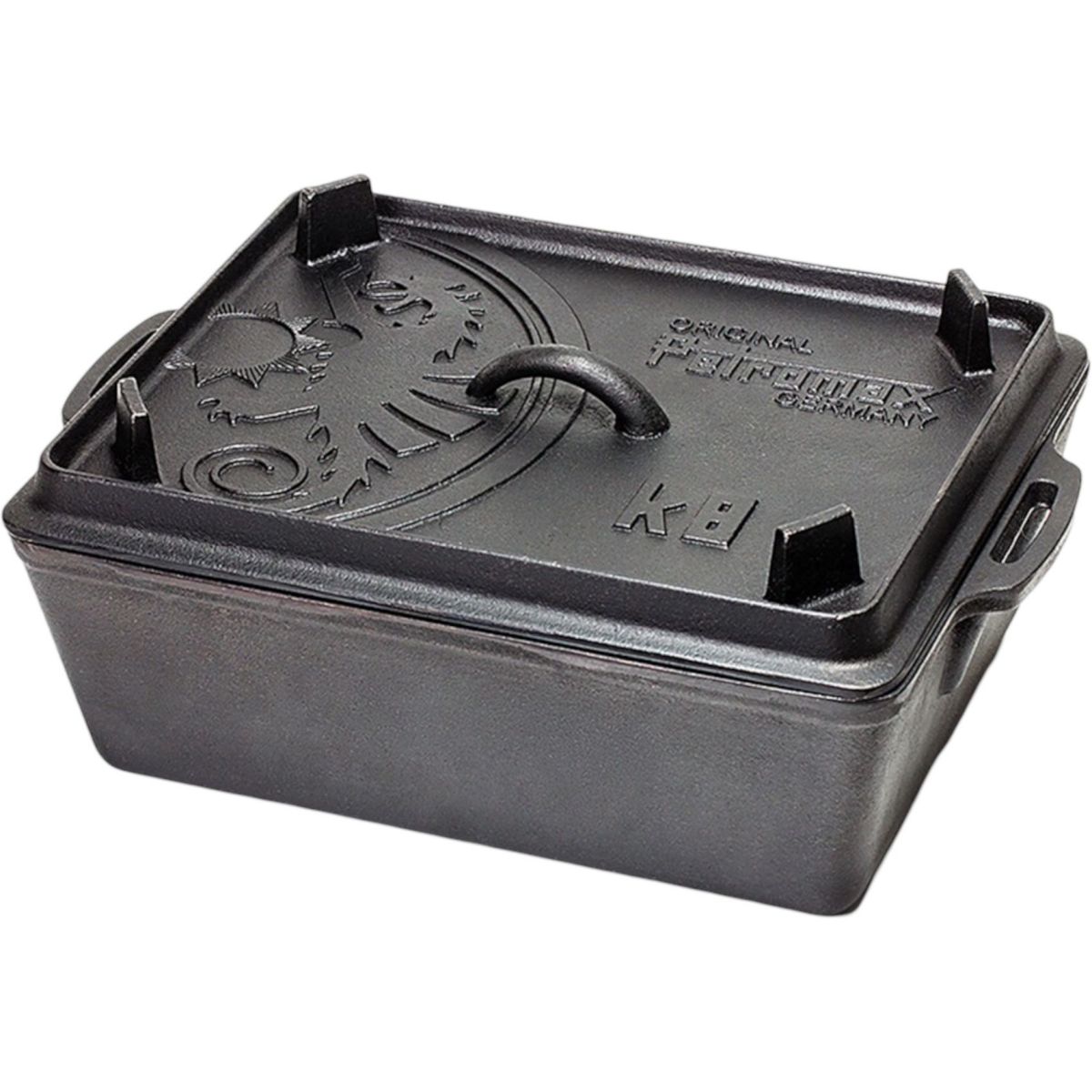 Petromax Loaf Pan K8, Backform, schwarz — 2