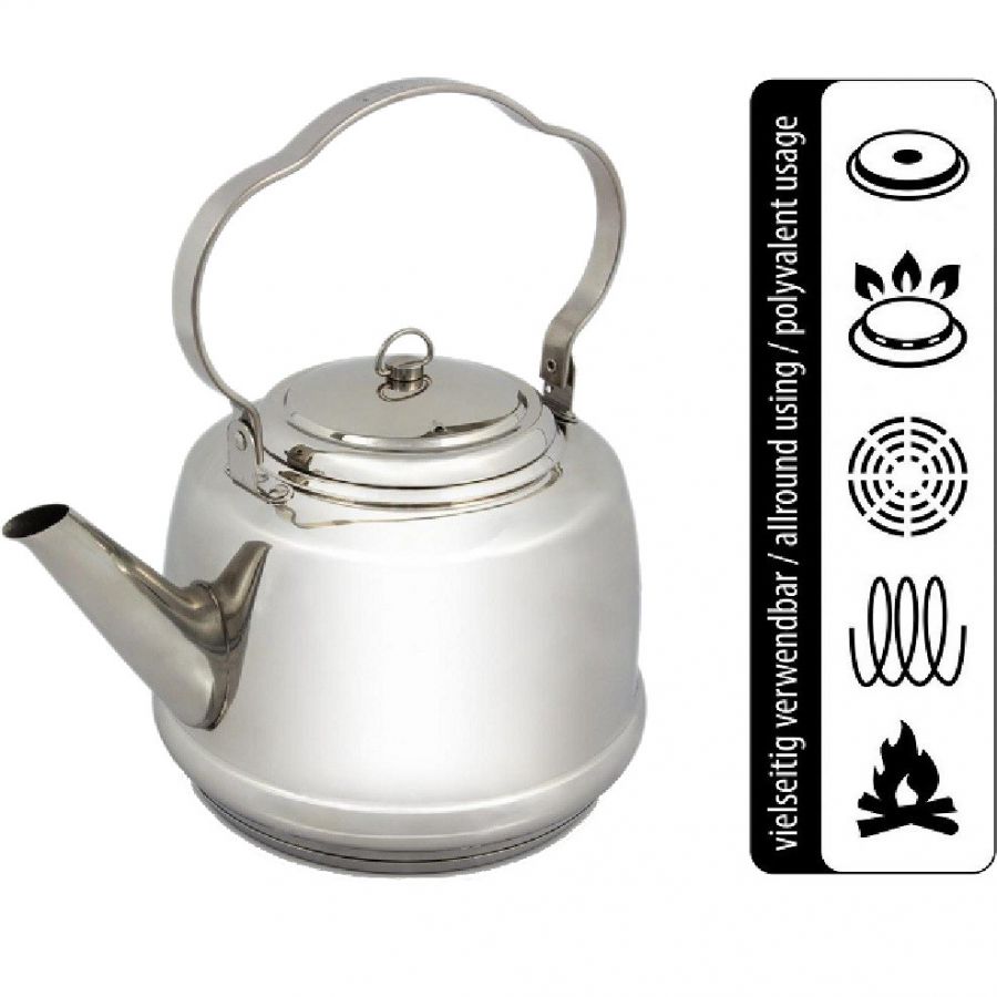 Petromax Teakettle TK1 1.5L, silber