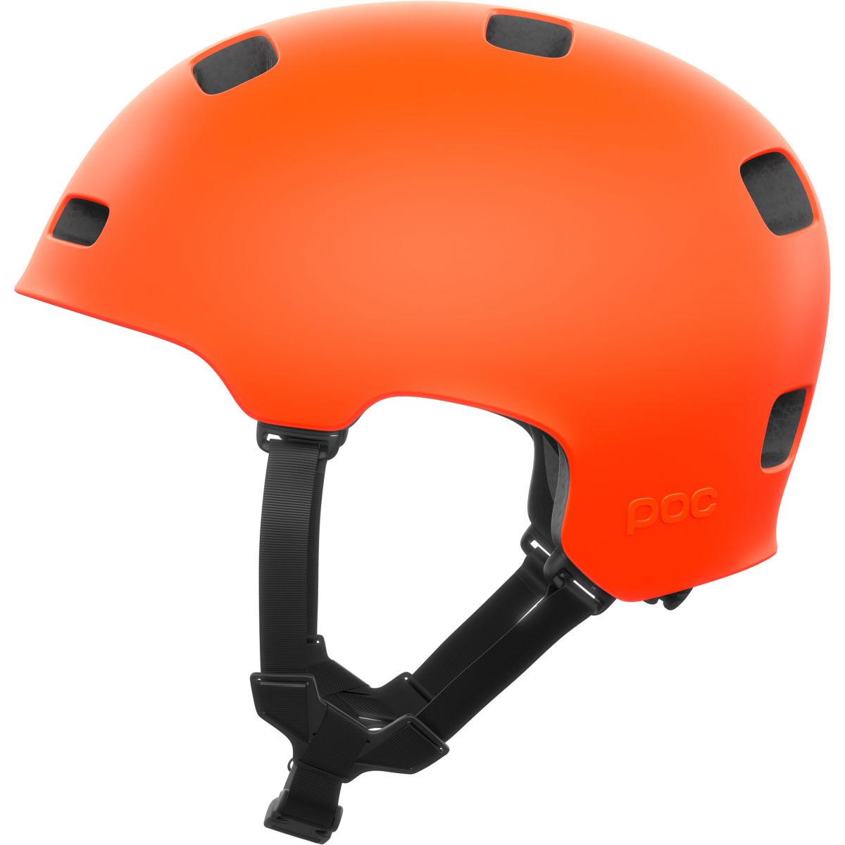 POC Crane MIPS, Fahrradhelm, fluorescent orange matt — 2