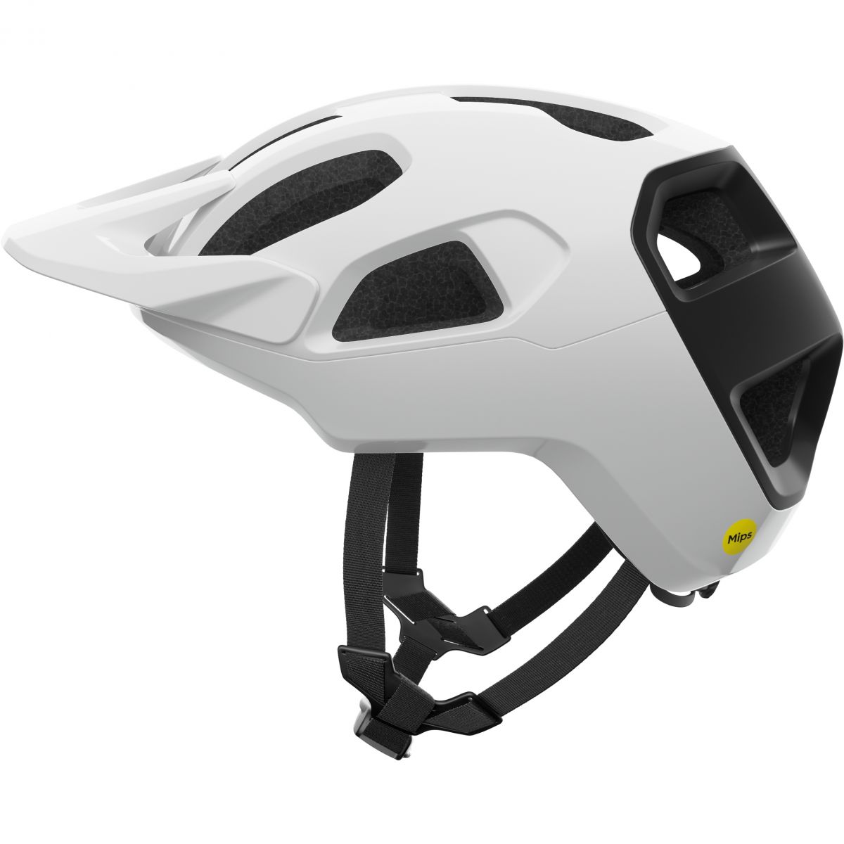 POC Cularis, Fahrradhelm, hydrogen white/uranium black matt — 2