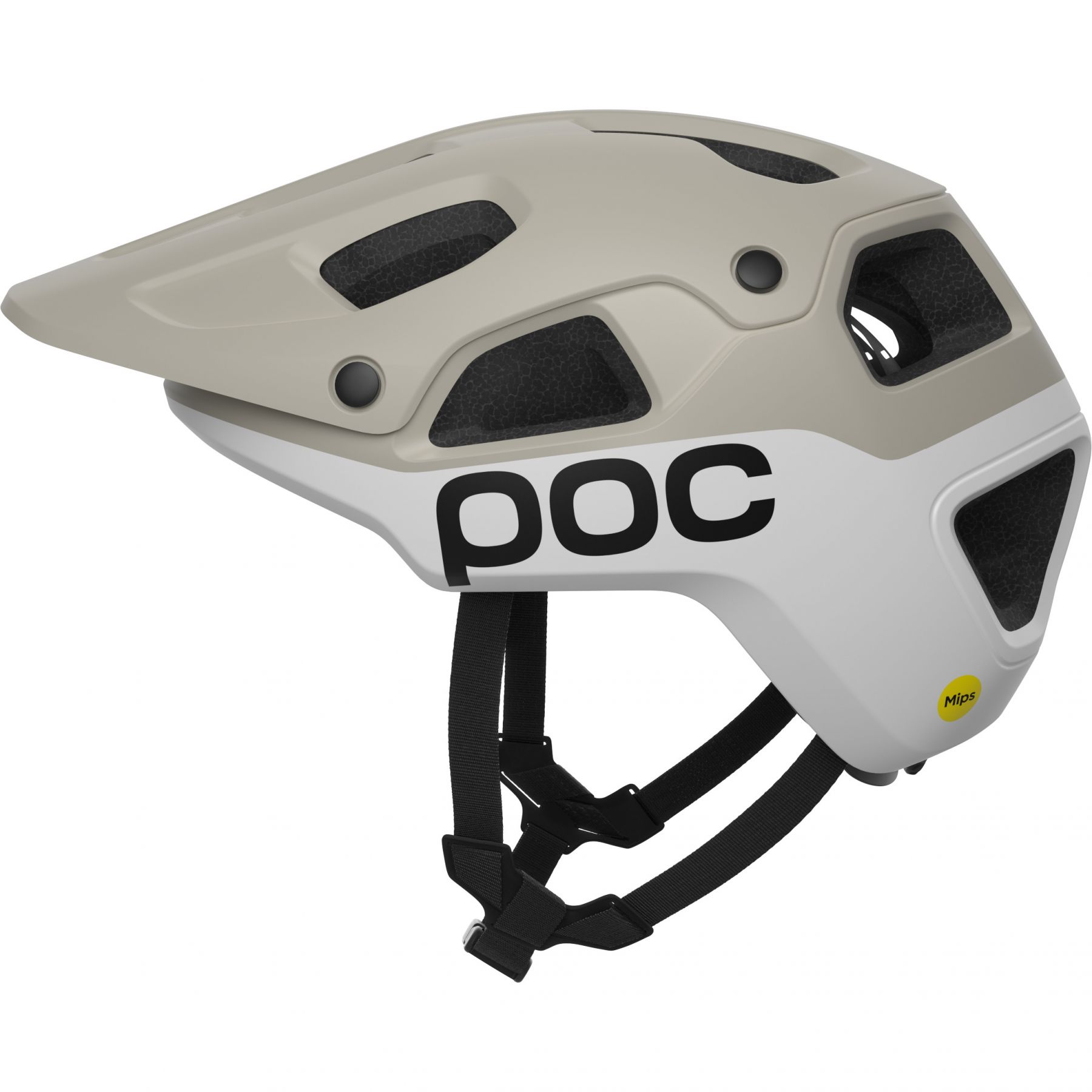 POC Cularis Pure, Fahrradhelm, mineral grey/hydrogen white matt