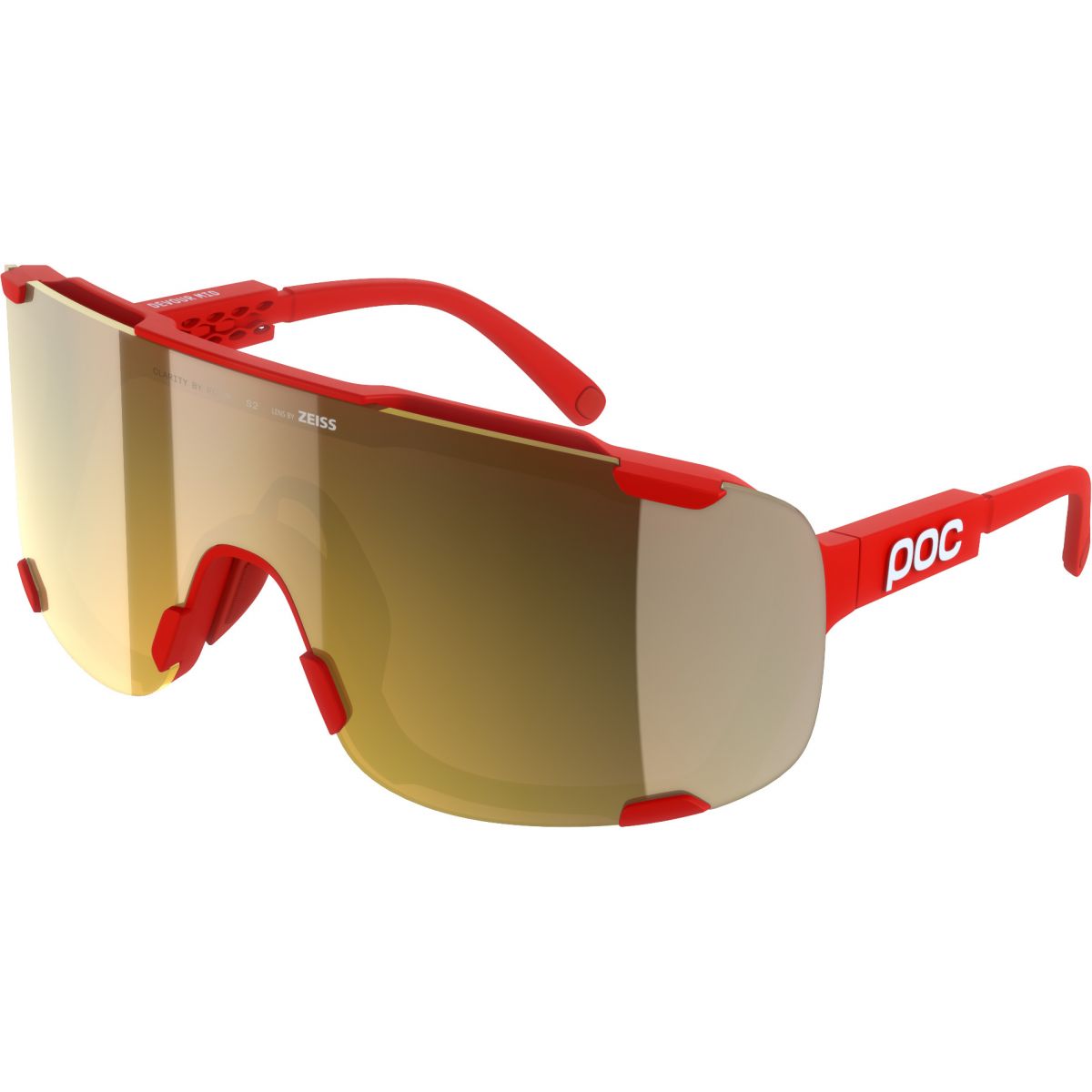 POC Devour Mid, Sonnenbrille, prismane red — 2