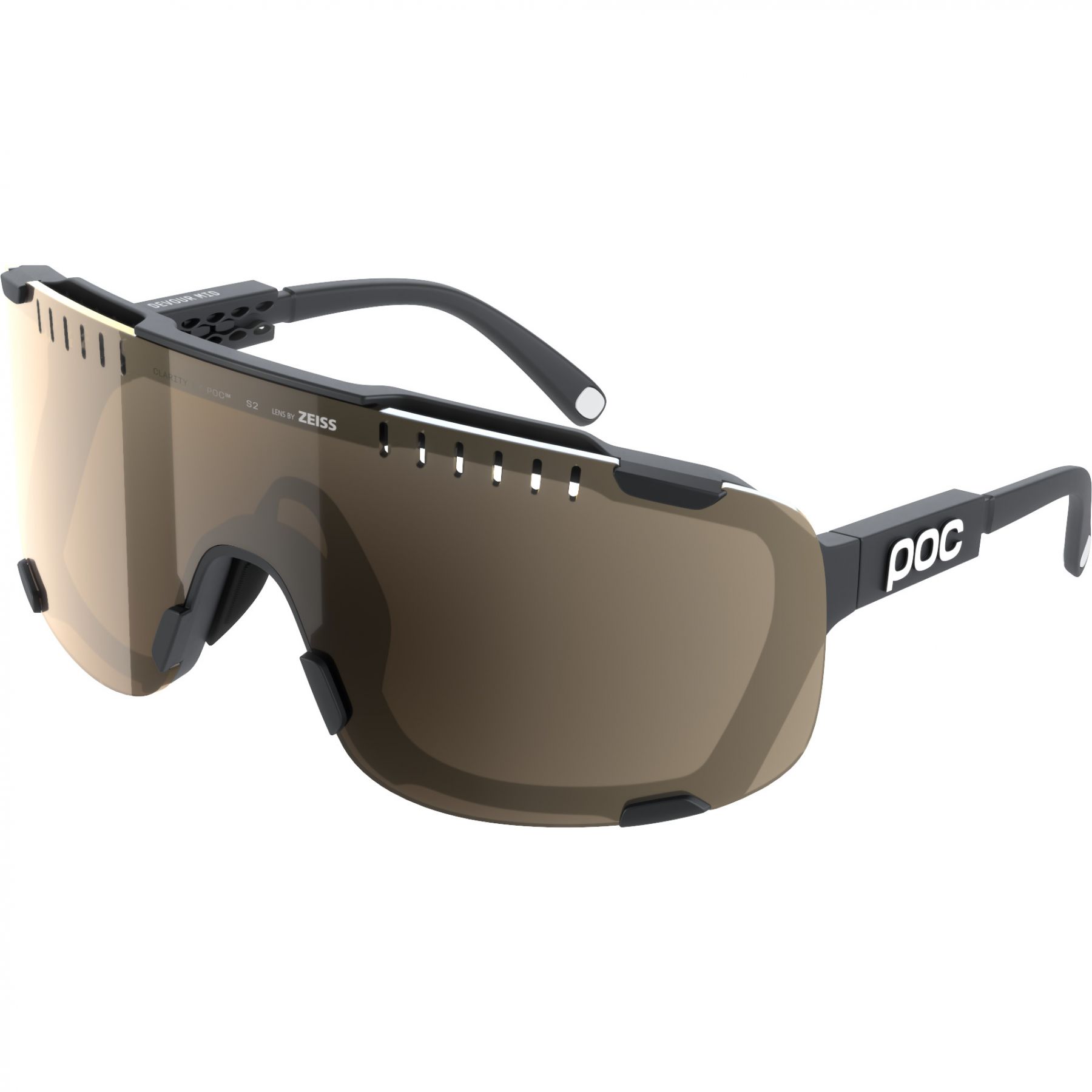 POC Devour Mid, Sonnenbrille, uranium black