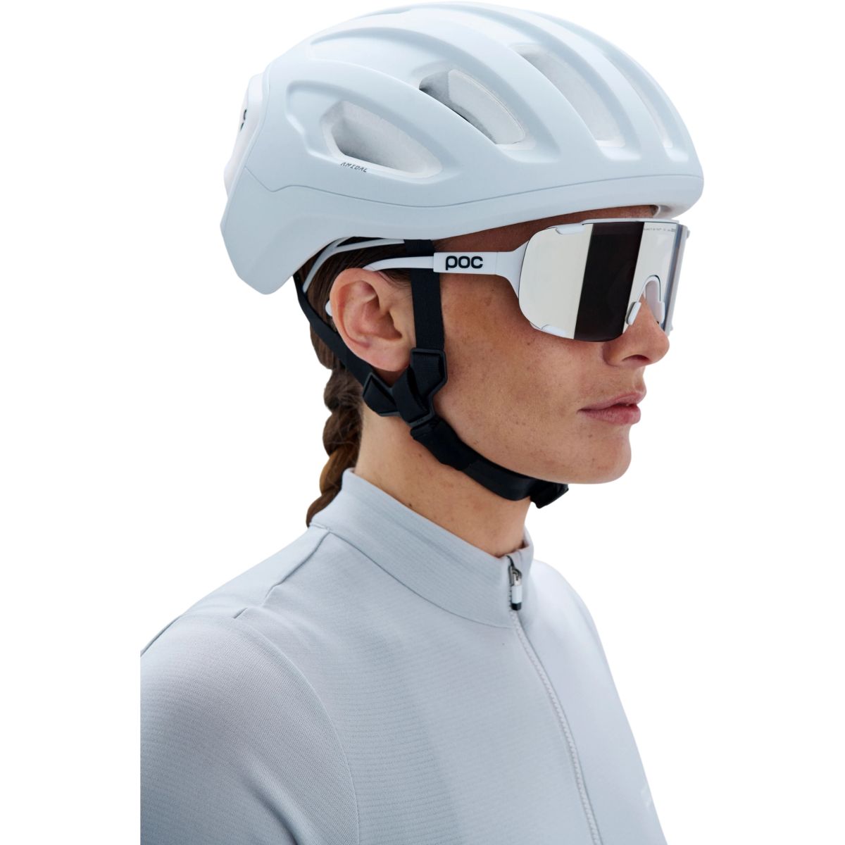 POC Devour, Sonnenbrille, Hydrogen White — 2