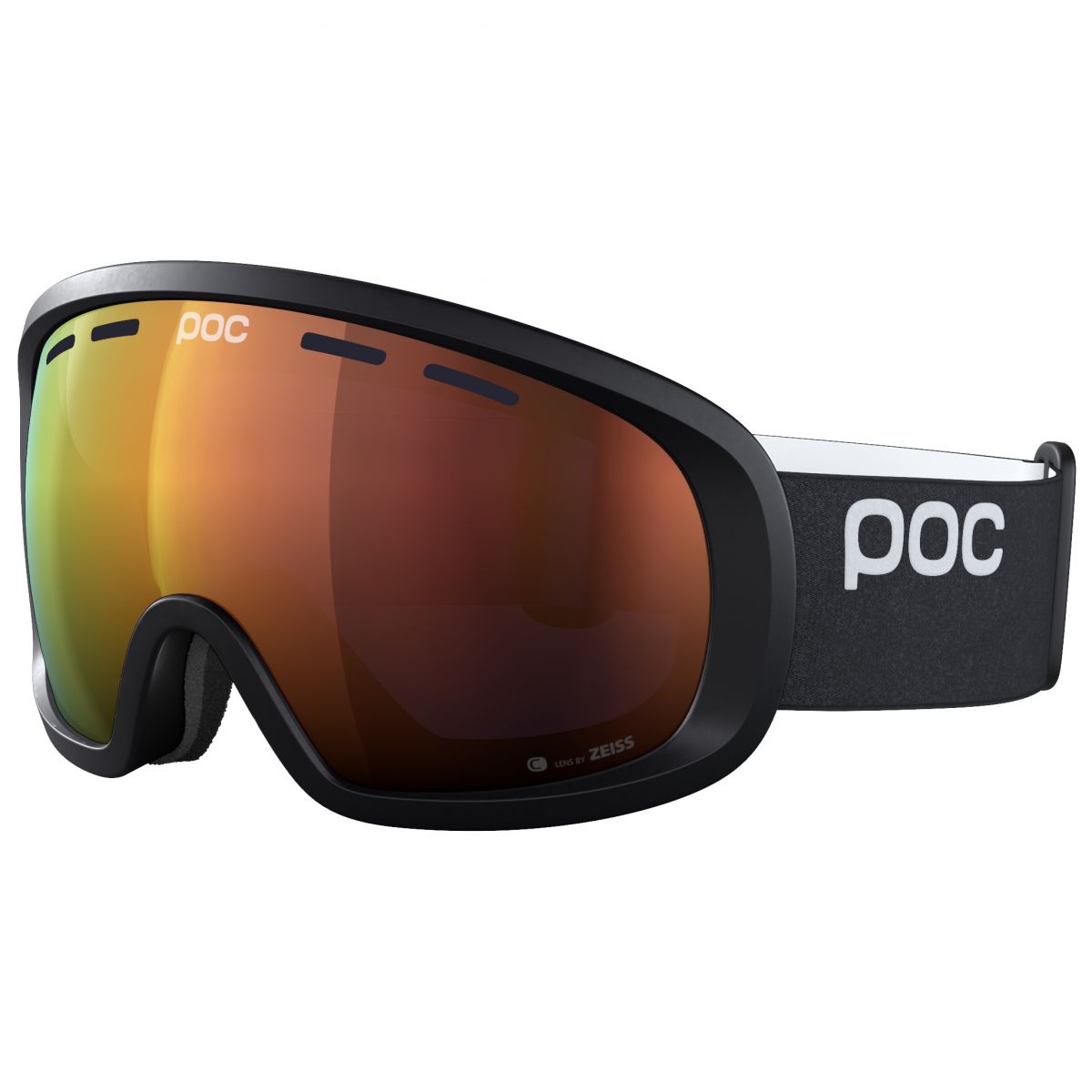 POC Fovea Mid, Skibrille, Uranium Black — 2