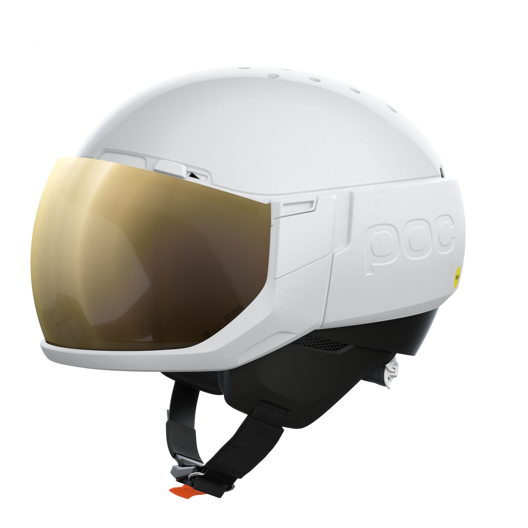 POC Levator MIPS, Skihelm m. Visier, Hydrogen White