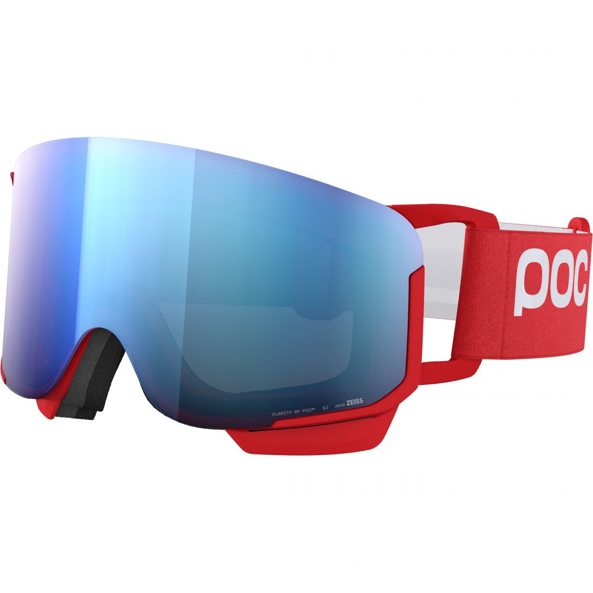 POC Nexal Mid, Skibrille, prismane red — 2
