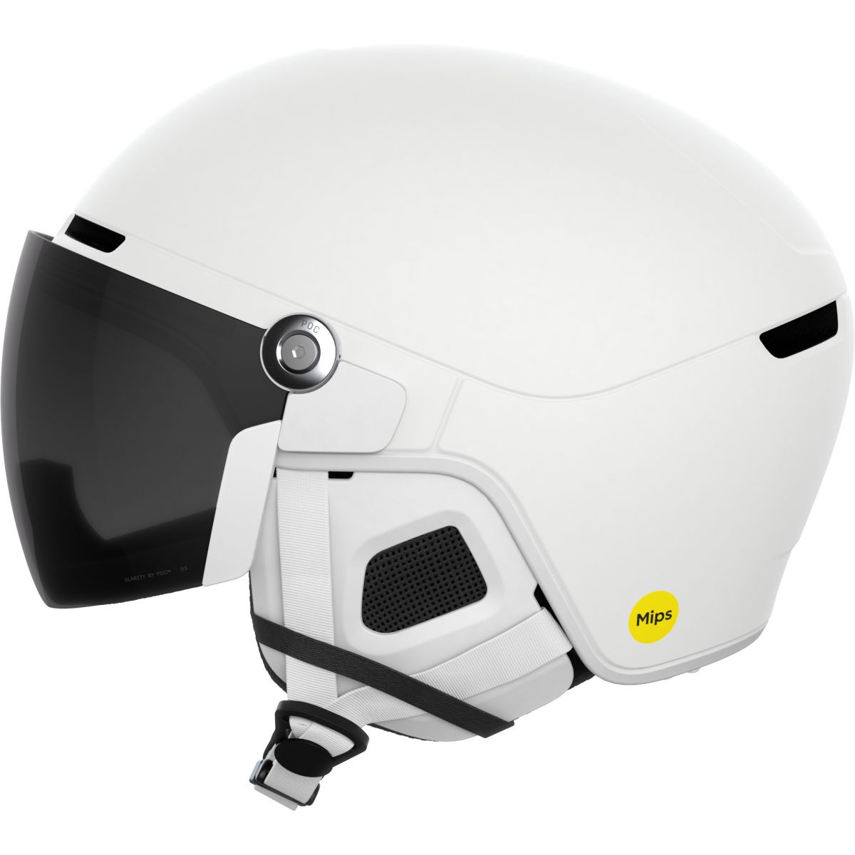 POC Obex Visor, Skihelm mit Visier, hydrogen white — 2
