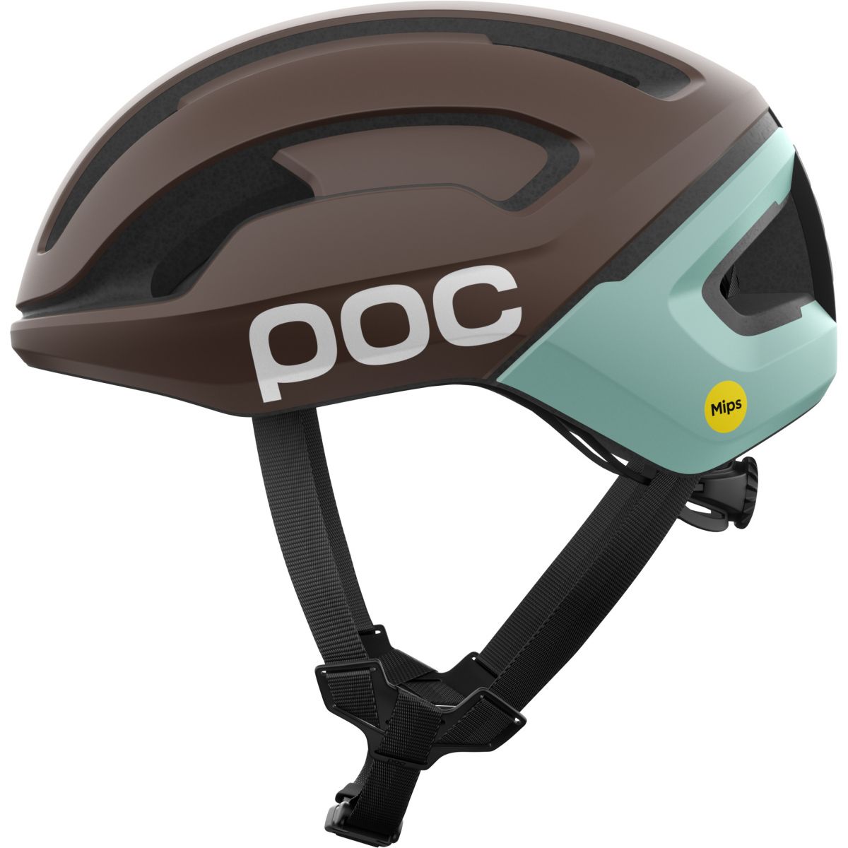 POC Omne Air MIPS, Fahrradhelm, bronzite brown matt/lazurite blue matt — 2